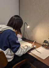 写真：笑顔の生徒の写真